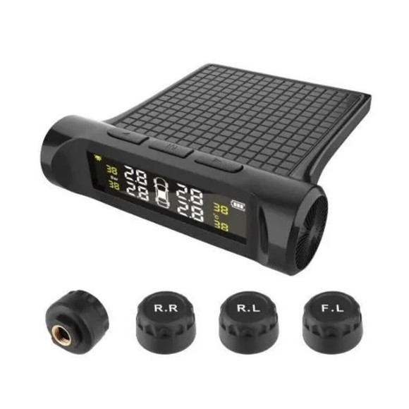 TPMS Tire Monitoring System Digital LCD Display Pressure External Sensor Car - Picture 2 of 13